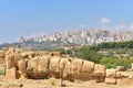 Ruins of the stone statue Molosso Ã¢â¬â Valley of the Temples Ã¢â¬â Agrigento Ã¢â¬â Sicily Ã¢â¬â Italy Royalty Free Stock Photo